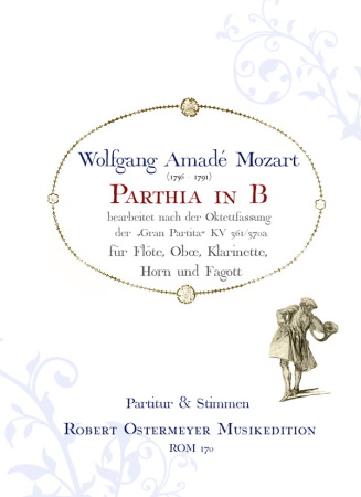 PARTHIA in Bb major (after K361) (score & parts)