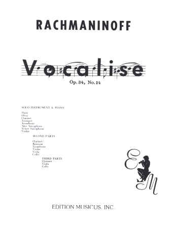 VOCALISE Op.34 No.14