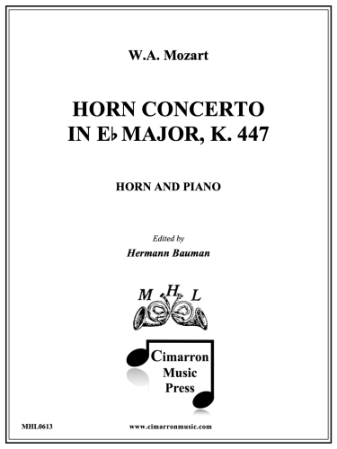 CONCERTO No.3 in Eb major K447