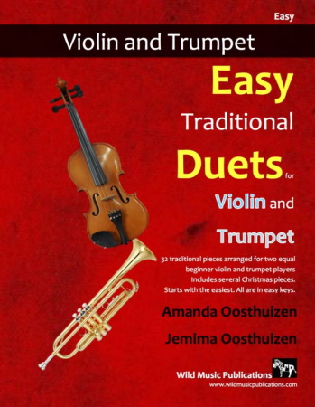 EASY TRADITIONAL DUETS for Trumpet & Violin