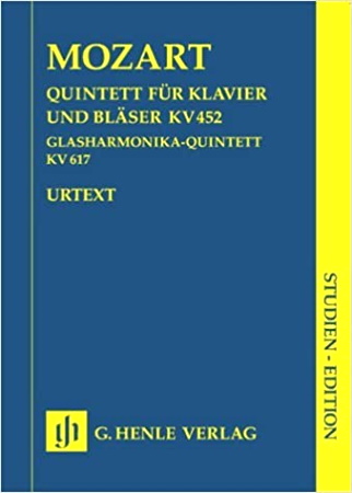 QUINTET in Eb major KV 452 (study score)