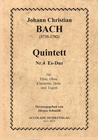 QUINTET No.4 Eb major (score & parts)