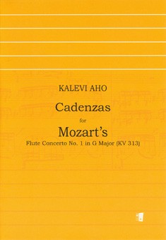 CADENZAS to Mozart's Flute Concerto No.1 in G major, K313
