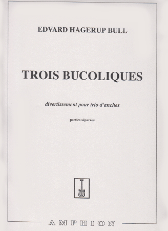 TROIS BUCOLIQUES (score)