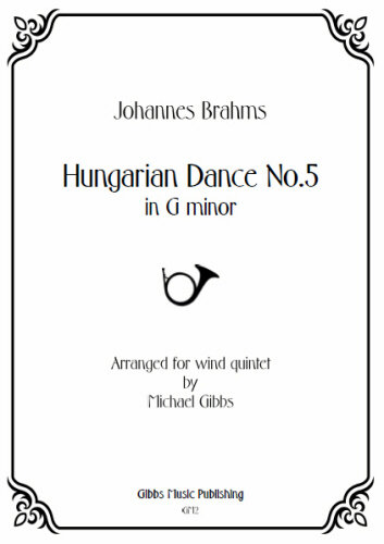 HUNGARIAN DANCE No.5 (score & parts)