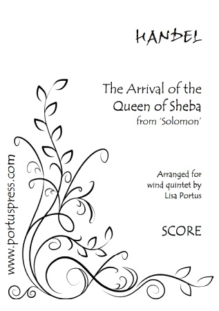 ARRIVAL OF THE QUEEN OF SHEBA (score & parts)