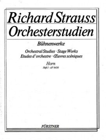 ORCHESTRAL STUDIES Volume 1 Stage Works