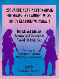 200 YEARS OF CLARINET MUSIC Baroque & Classicism