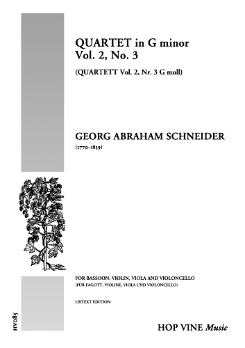 QUARTET in G minor Volume 2, No.3