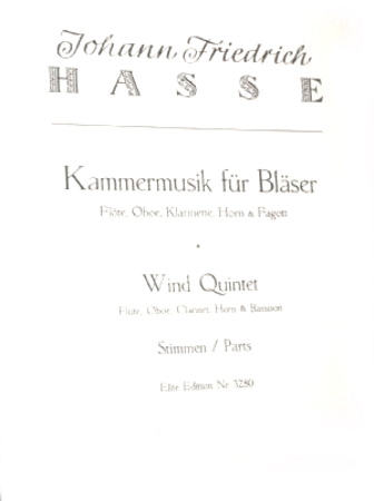 CHAMBER MUSIC FOR WINDS (set of parts)