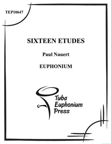 SIXTEEN ETUDES (bass clef)