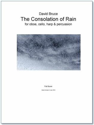 THE CONSOLATION OF RAIN (score & parts)