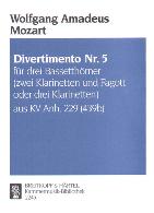 DIVERTIMENTO No.5 KV229 (439b)