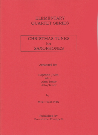 CHRISTMAS TUNES for Saxophones score & parts