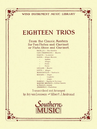 EIGHTEEN TRIOS from the Classic Masters (score & parts)