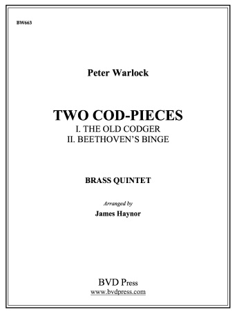 TWO COD PIECES (score & parts)