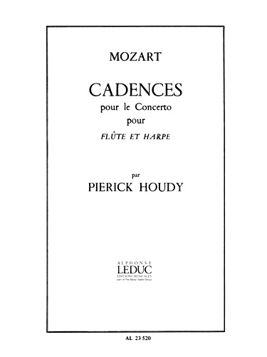 CADENZAS to Flute and Harp Concerto K299