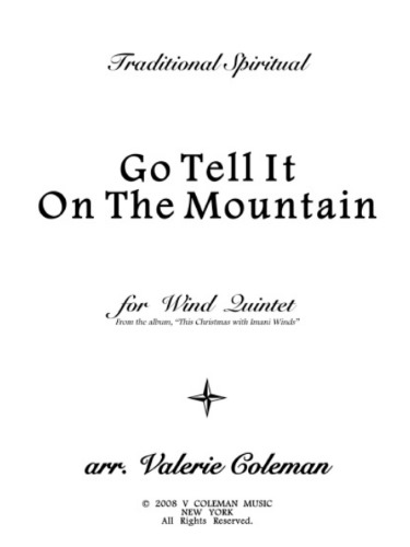 GO TELL IT ON THE MOUNTAIN (score & parts)