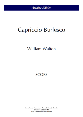 CAPRICCIO BURLESCO (score)