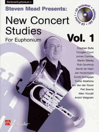 NEW CONCERT STUDIES FOR EUPHONIUM Volume 1 + CD (bass clef)