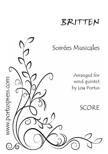 SOIREES MUSICALES (score & parts)