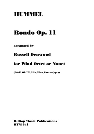 RONDO Op.11 (score & parts)