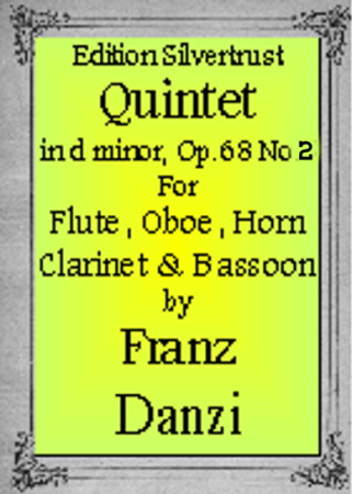 QUINTET in F major, Op.68 No.2 (score & parts)