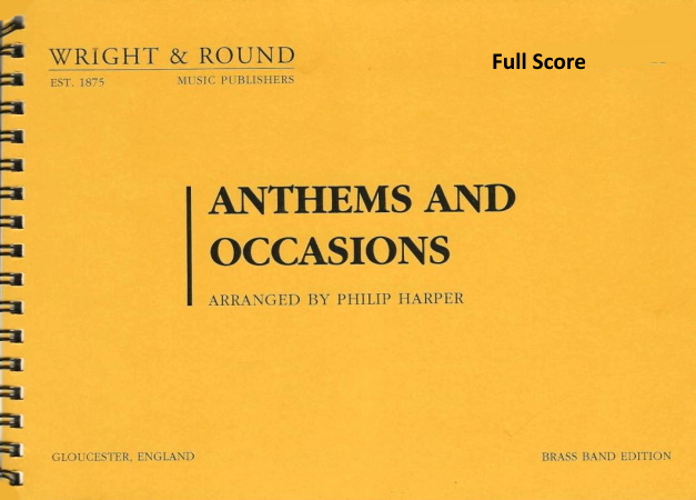 ANTHEMS AND OCCASIONS full score