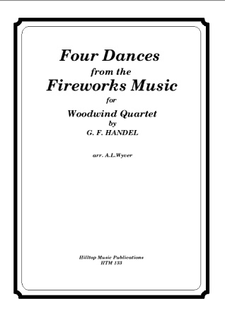 FOUR DANCES from the Fireworks Music (score & parts)