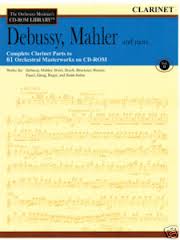 THE ORCHESTRA MUSICIAN'S CDROM LIBRARY Volume 2 Debussy, Mahler and more