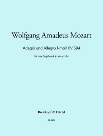 ADAGIO AND ALLEGRO in F minor K594 (set of parts)
