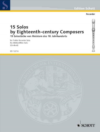 15 SOLOS by 18th Century Composers