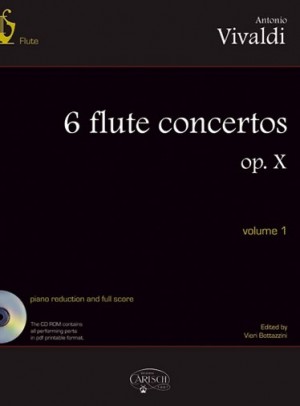6 FLUTE CONCERTOS Op.10 Volume 1 + CD