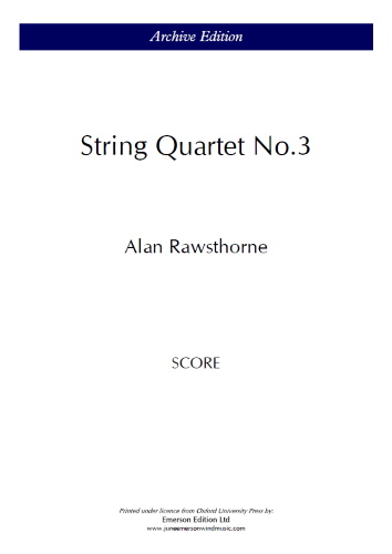 STRING QUARTET No.3 (score)