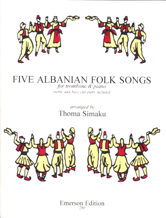 FIVE ALBANIAN FOLK SONGS (treble/bass clef)
