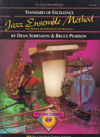 STANDARD OF EXCELLENCE Jazz Ensemble Method + CD 1st Alto Sax
