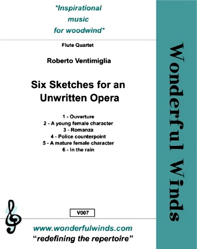 SIX SKETCHES FOR AN UNWRITTEN OPERA (score & parts)