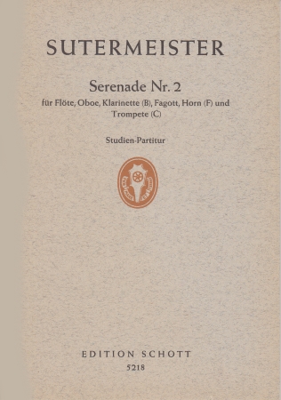 SERENADE No.2 (1961) score