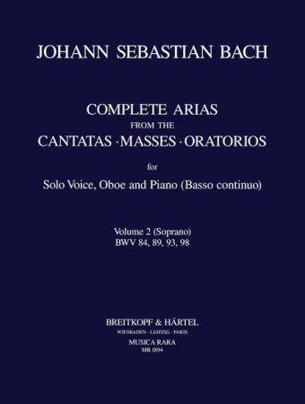 COMPLETE ARIAS & SINFONIAS Oboe: Volume 2