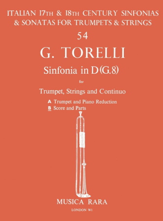 SINFONIA in D major G8 (score & parts)