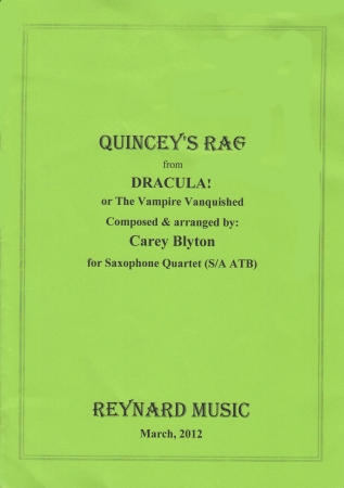 QUINCEY'S RAG (score & parts)