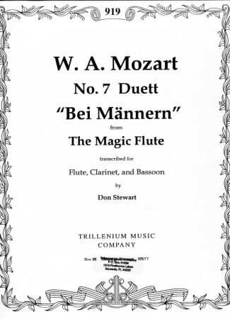 No.7 DUETT from 'The Magic Flute'