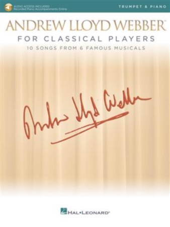 ANDREW LLOYD WEBBER FOR CLASSICAL PLAYERS + Online Audio