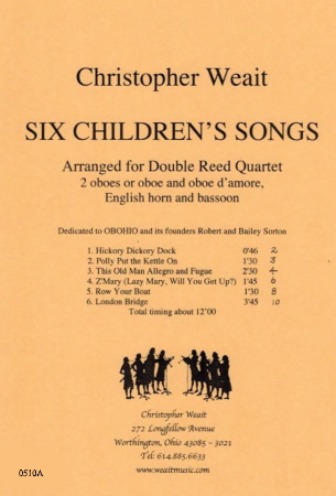 SIX CHILDREN'S SONGS