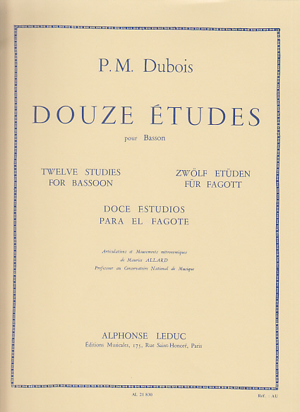 DOUZE ETUDES