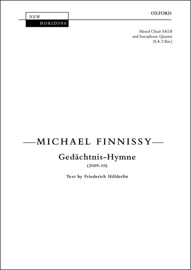GEDACHTNIS-HYMNE Performing Score