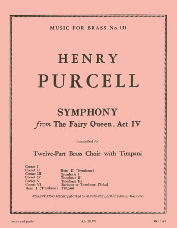 SYMPHONY from The Fairy Queen, Act IV (score & parts)