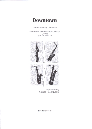 DOWNTOWN (score & parts) - withdrawn for copyright reasons