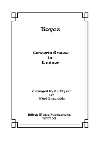 CONCERTO GROSSO in E minor