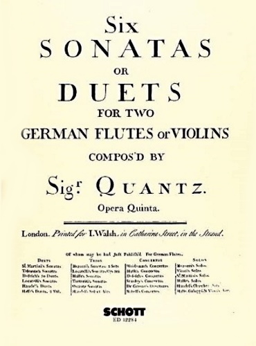 SIX SONATAS OR DUETS Op.5